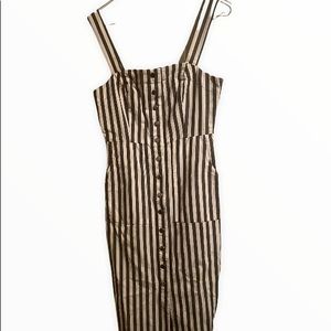 Forever 21, Small, Black/Ivory woven dress with new tags